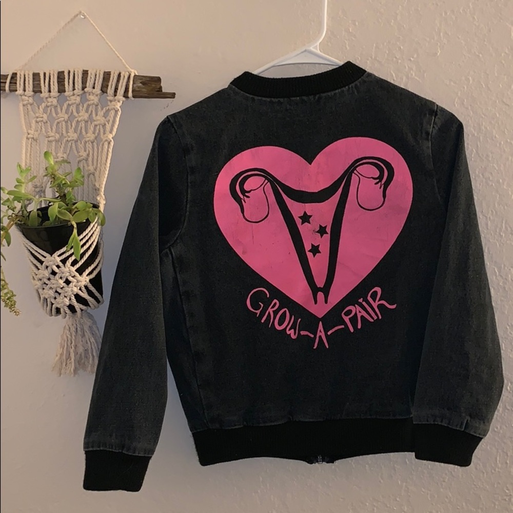 GROW A PAIR DARK DENIM JACKET